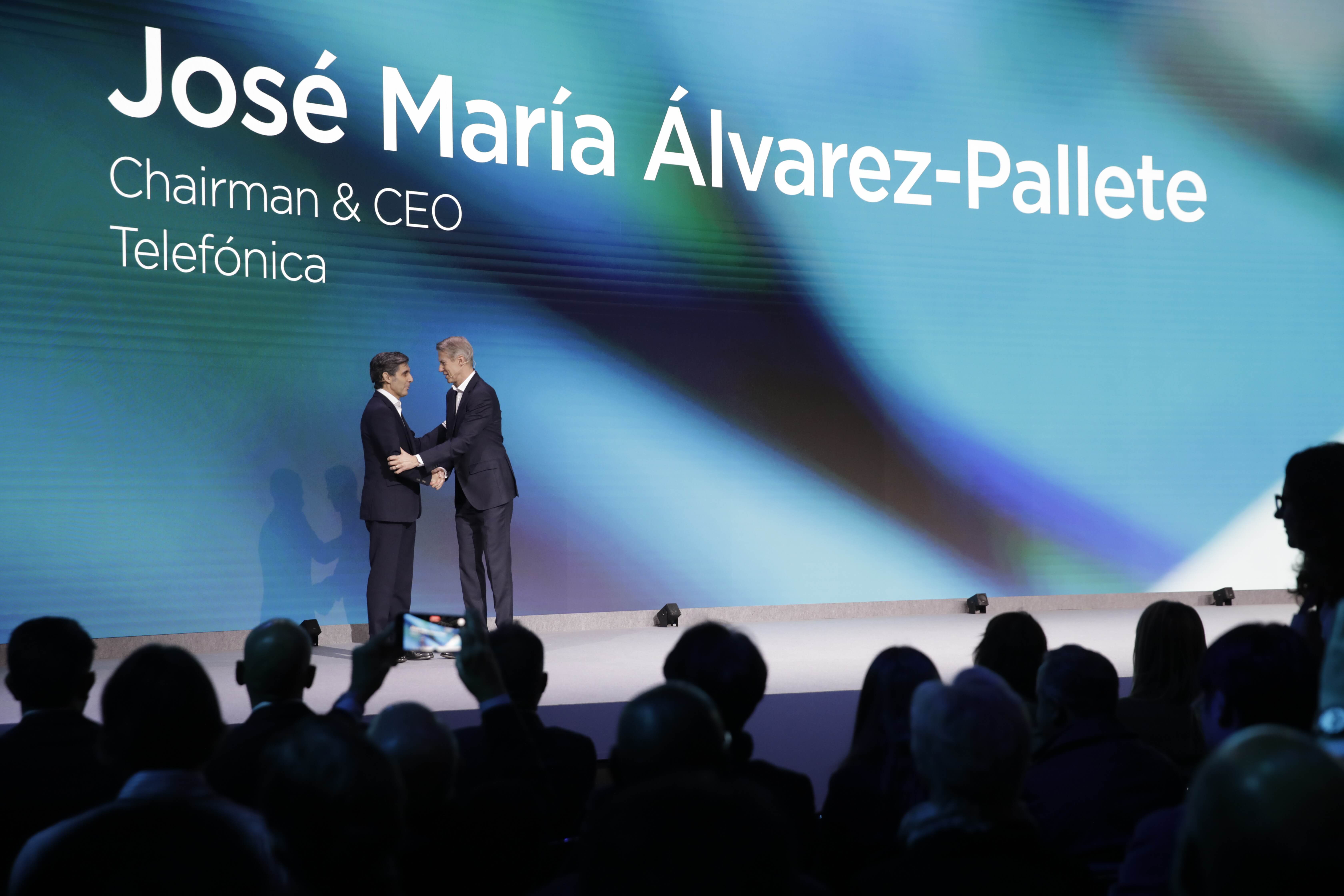 Jose Maria Alvarez-Pallete Telefonica at MWC 2023